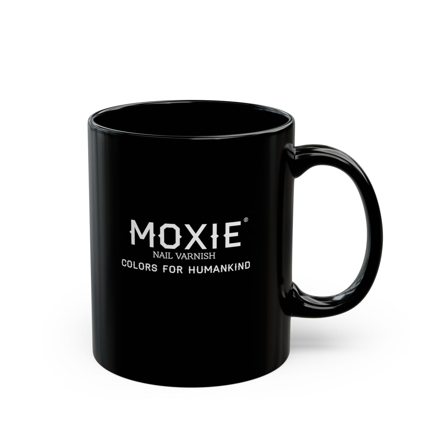 MOXIE Nail Varnish Logo Mug Black  11oz